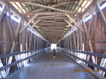 Knights Ferry Bridge. Photo by the Keatings, June 2008